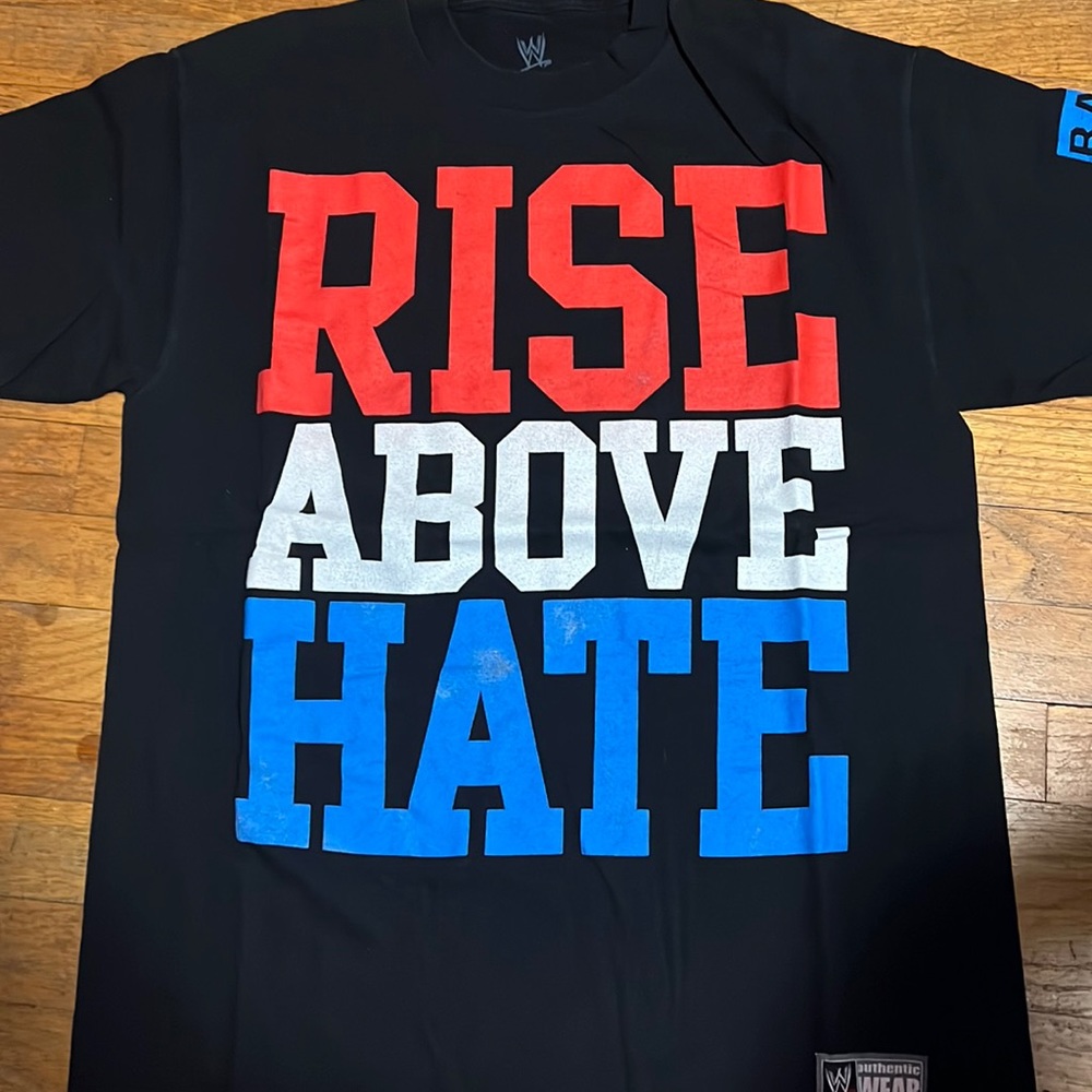 WWE Authentic John Cena “Rise Above Hate” T-Shirt